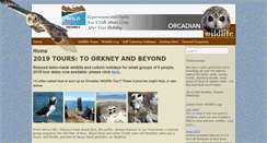 Desktop Screenshot of orcadianwildlife.co.uk