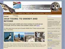 Tablet Screenshot of orcadianwildlife.co.uk